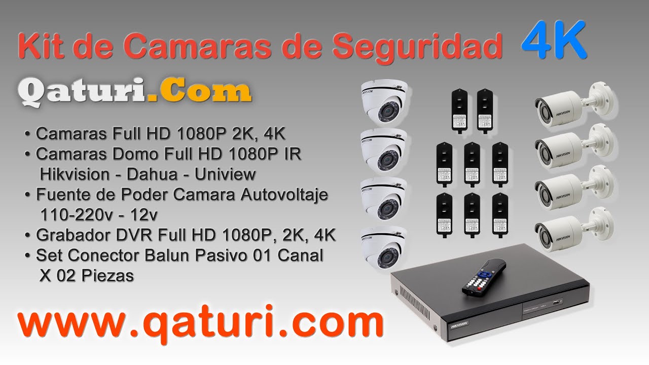 Kits de Camaras de Seguridad Full Hd 1080p 3489